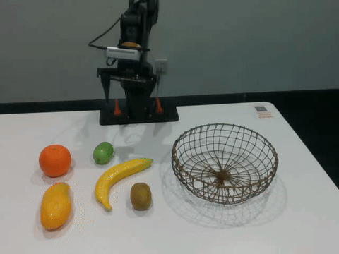 Arrange Fruits demo